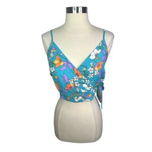B.O.G. Collective Floral Summer Crop Top - Size Medium